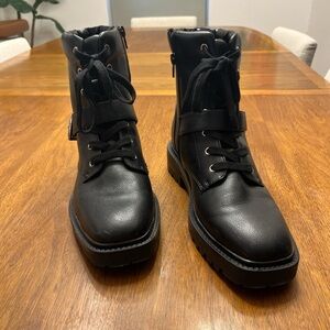 Black Leather Men's Boots